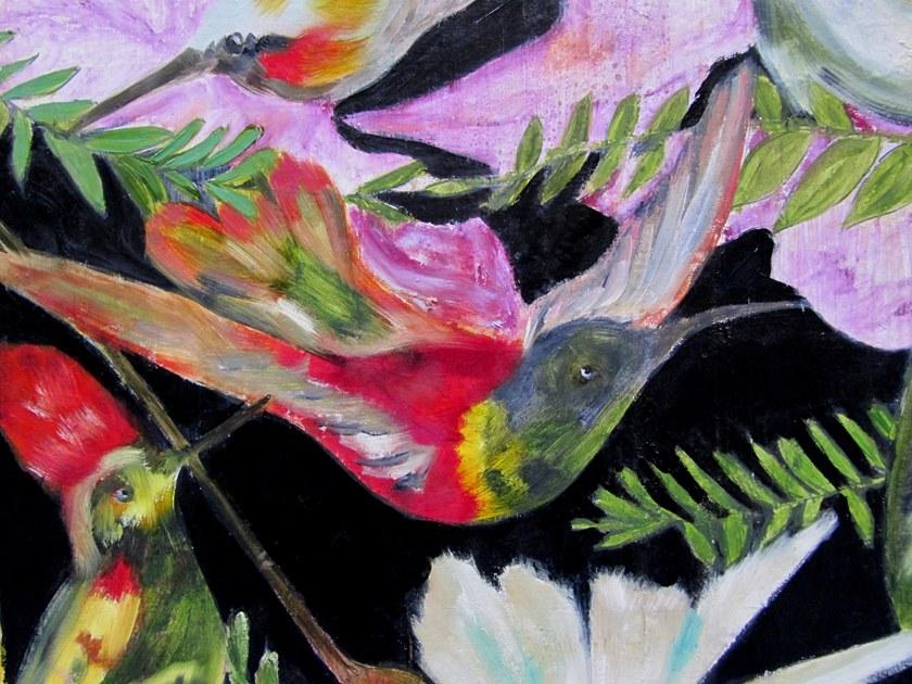 ICI ET LÀ Смешанная техника на холсте K. fabrizzi Kf33 - Вид №2