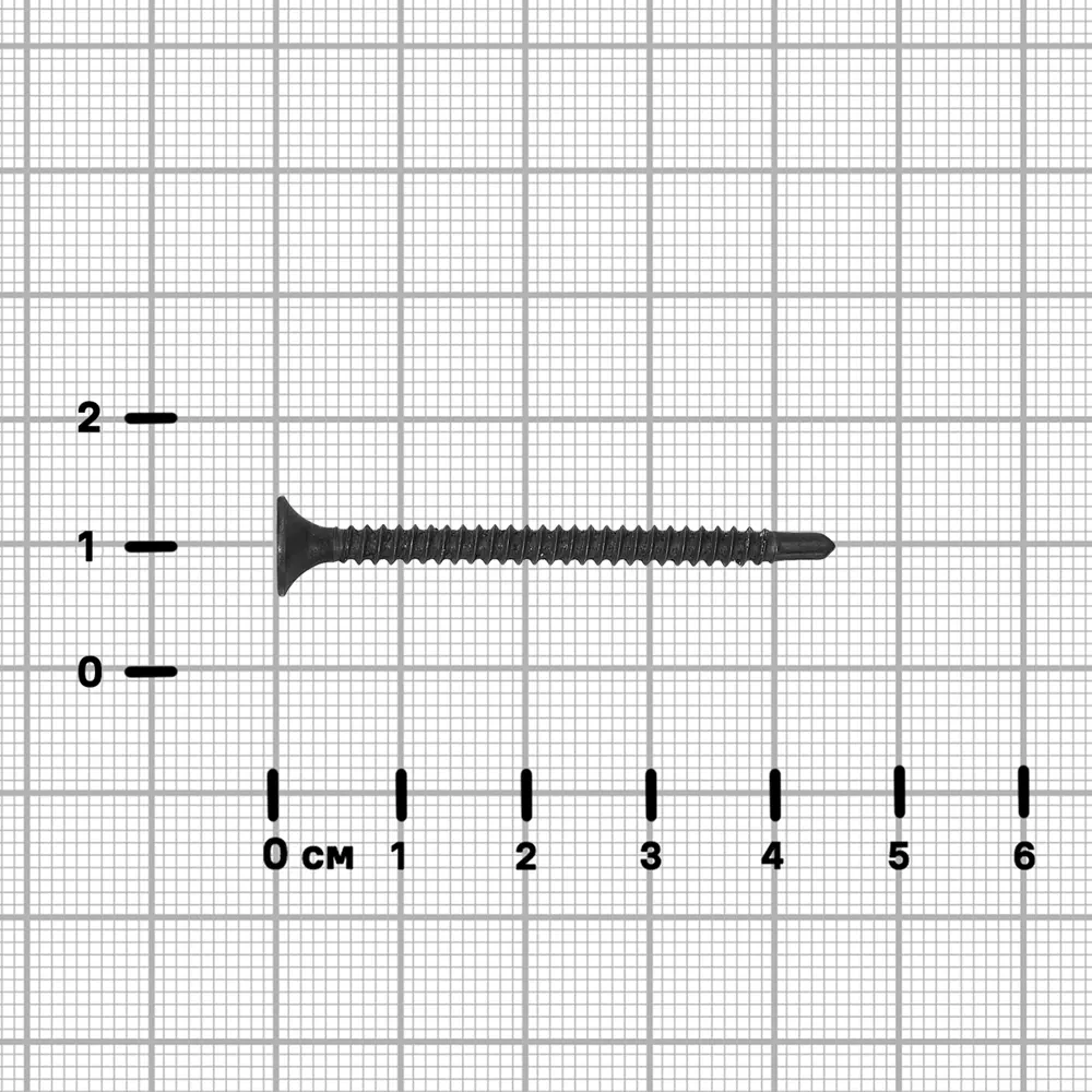 Santreyd Саморезы по металлу и гипсокартону фосфатированные 3.5x45 мм 87964097 STLM-1006408 - Вид №2