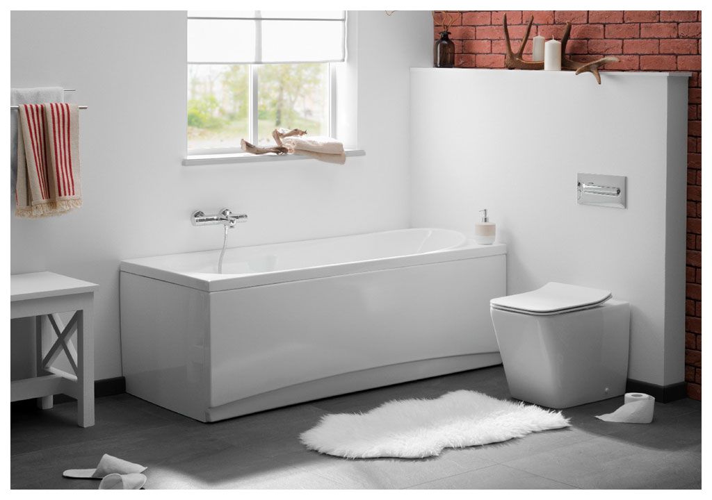 BL103NFST Приставной унитаз напольный Белый Aquanet TAVR Китай - Вид №17