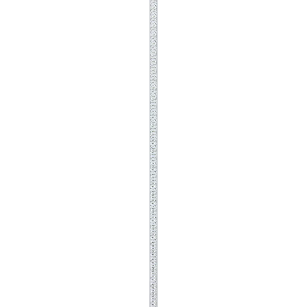 Молдинг настенный полистирол 103c-60 бело-серебристый 10х20x2000 мм DECOMASTER STLM-2183278 - Вид №2