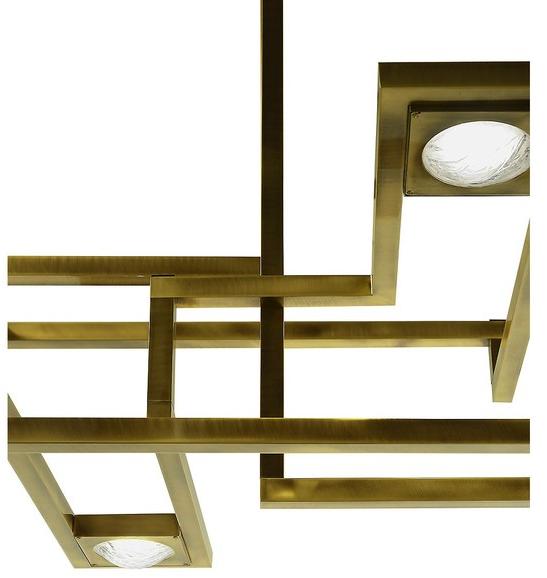 MARIONI Светодиодный подвесной светильник из латуни Cecile 02803 - Вид №7