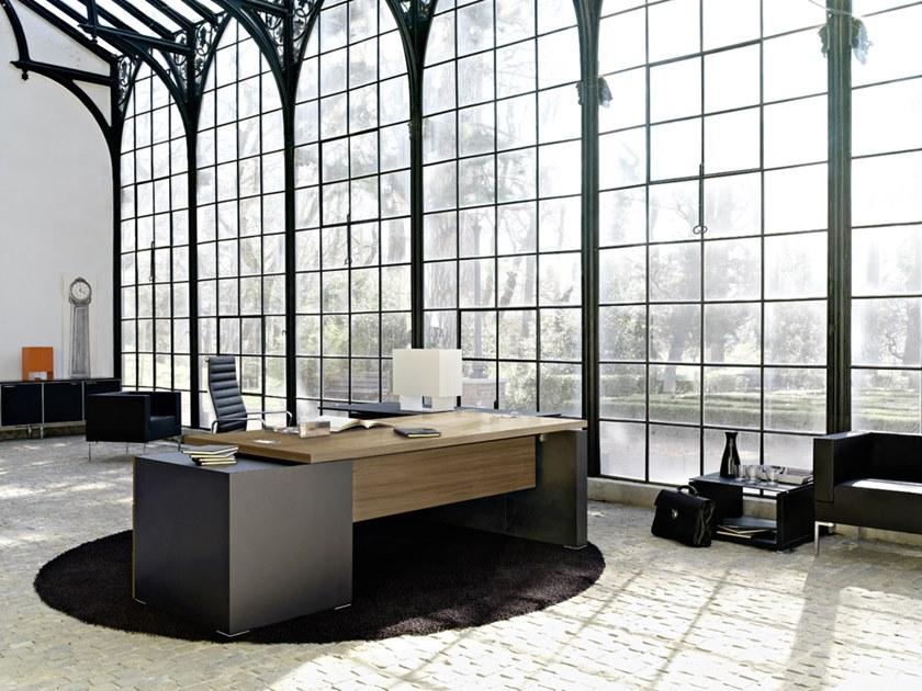 Sinetica Угловой модульный письменный стол из дерева Ego sun-id-1361366 - Вид №2