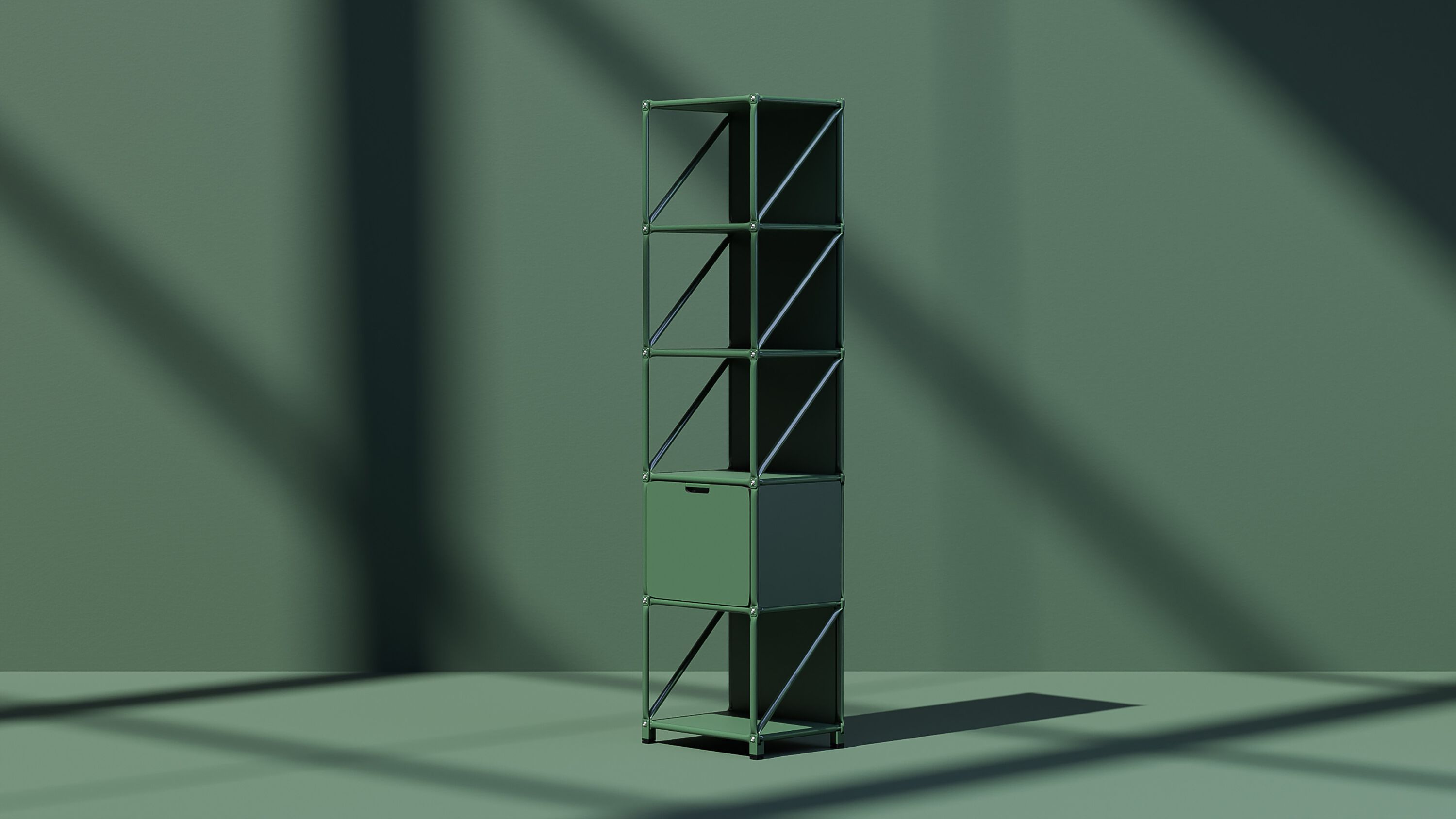 Офисный книжный шкаф / металлический офисный шкаф System 180 Colourful Structures ARCH-00123646 - Вид №1