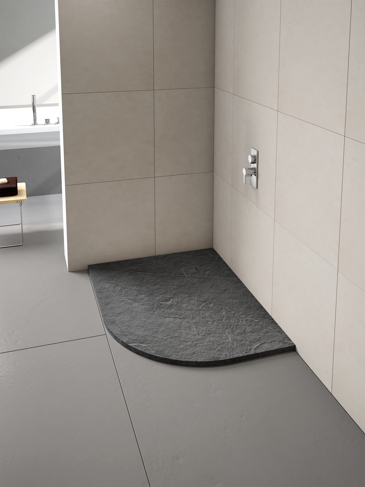 Душевой поддон T108HG L или R Merlyn Truestone - Вид №3