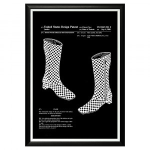 896521341_1818 Арт-постер «Патент Louis Vuitton на дамские сапоги» Object Desire