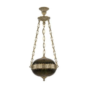 Подвесной светильник зеленый Bohemia Ivele 71000P/30 FP Amber-Green/H-1K BOHEMIA IVELE 7100 00-3890245 Зеленый