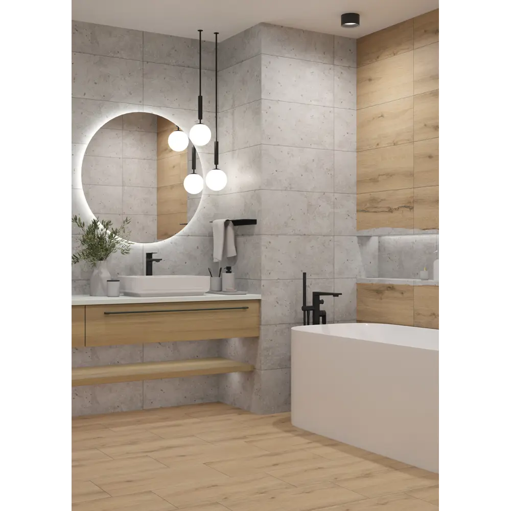 Керамогранит LB Ceramics Форсса 30x60.3 см матовый серый 85882311 STLM-0065945 - Вид №7