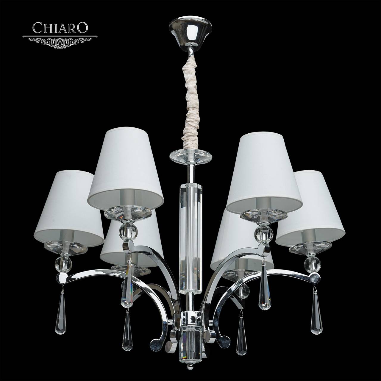 Люстра дизайнерская Spoke-Bone хром белая 386010306 SUPERNW ДИЗАЙНЕРСКИЕ 056003 Белый  - Вид №2