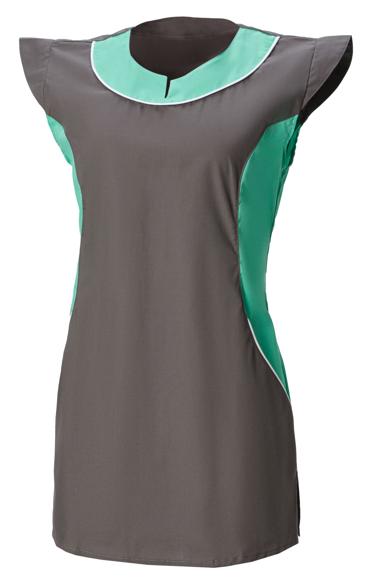 69299 Костюм "Лига" цвет темно-серый с салатовым  Медицинская одежда  размер 44 Спецодежда  - Вид №1