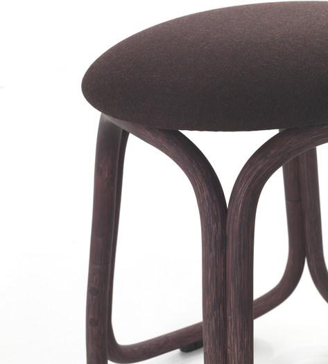 EXPORMIM Низкий садовый табурет из ротанга  T087  - Вид №7