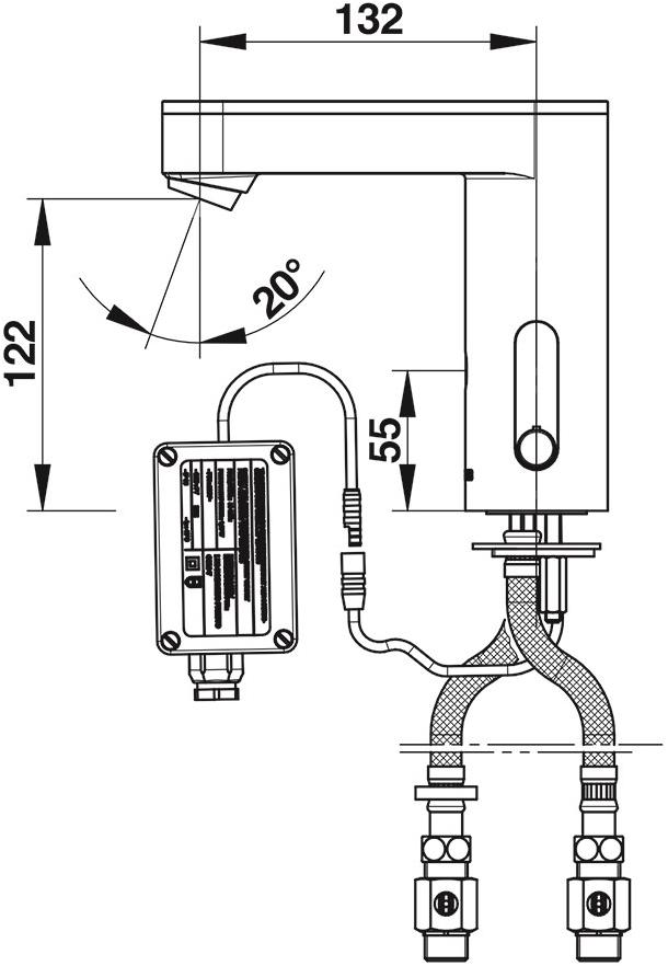 Бесконтактный смеситель Presto So'o 56198 56198.0 - Вид №1