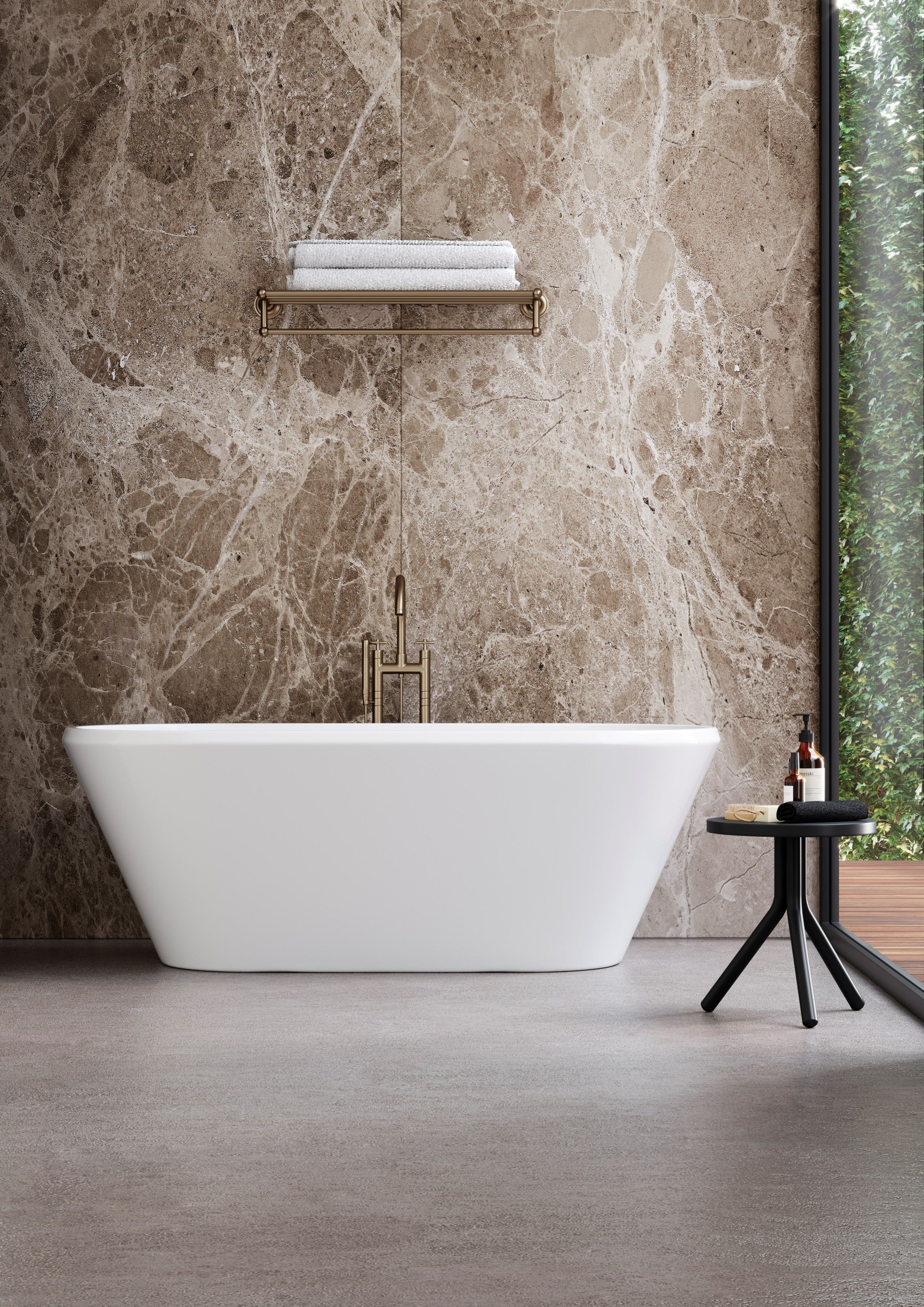 Акриловая овальная центральная ванна GSG Ceramic Design Cruise ARCH-00123080 - Вид №4