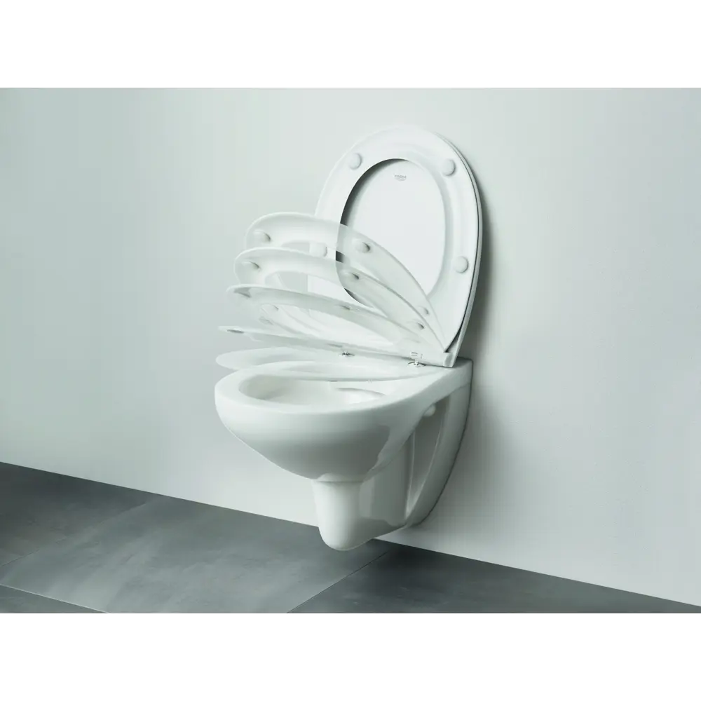 Комплект инсталляция Grohe Solido 5в1 39418000 с унитазом безободковым и кнопкой 81933256 STLM-2140308 - Вид №13
