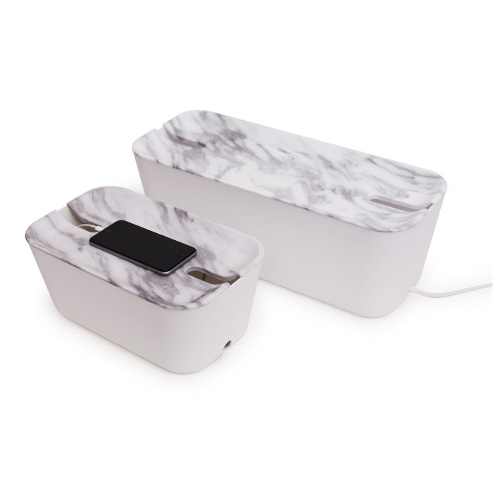 Органайзер серо-белый для проводов средний Hideaway BOSIGN  00-3872103 Белый;серый  - Вид №3