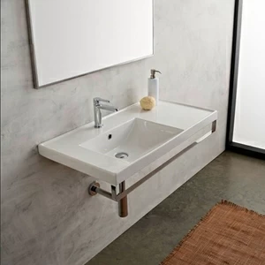 3008 Подвесная раковина настенная овальная Scarabeo Ceramiche