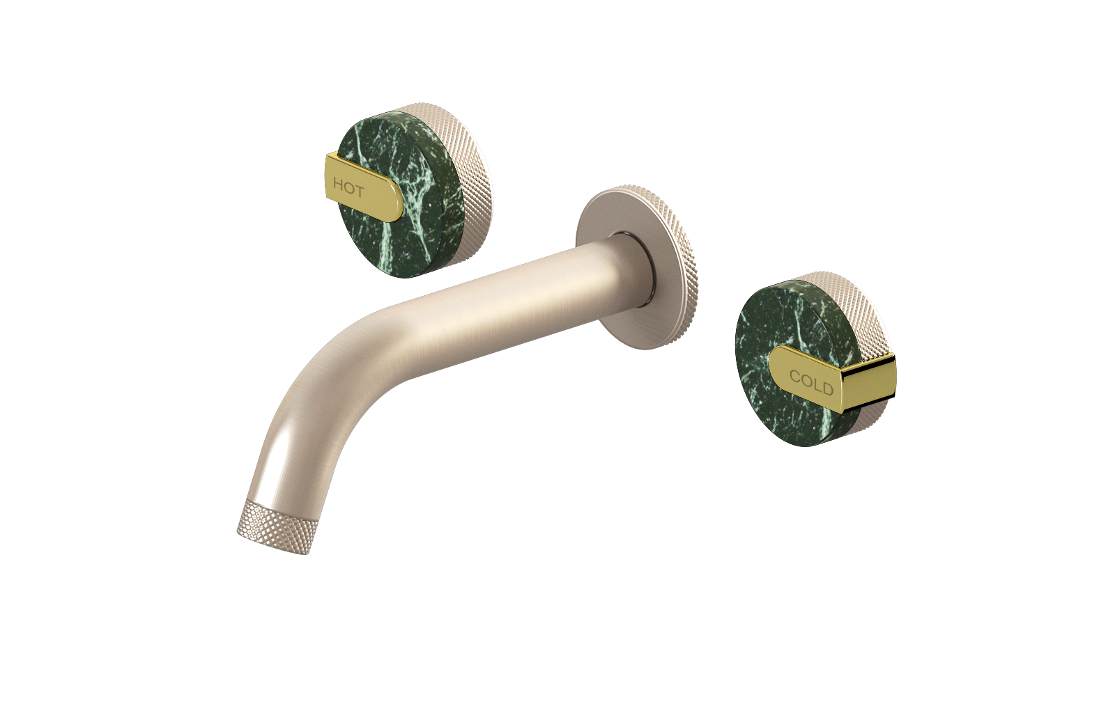 E-11530-R2MG-L1PB-SN Смеситель для умывальника из 19,1см носикем (внешняя часть) GRAFF MOD+