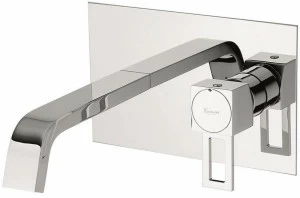 EMMEVI RUBINETTERIE Смеситель для раковины настенный из латуни без слива Siris