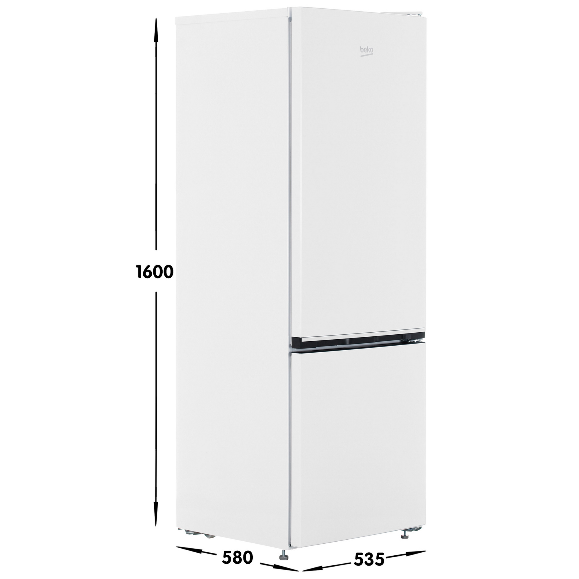 9261647 Холодильник с морозильником   BEKO B1RCSK251W белый STDN-0124679 - Вид №6