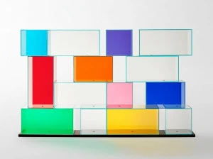 Glas Italia Модульный книжный шкаф из стекла