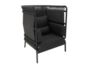 Садовое кресло Sunbrella® с высокой спинкой