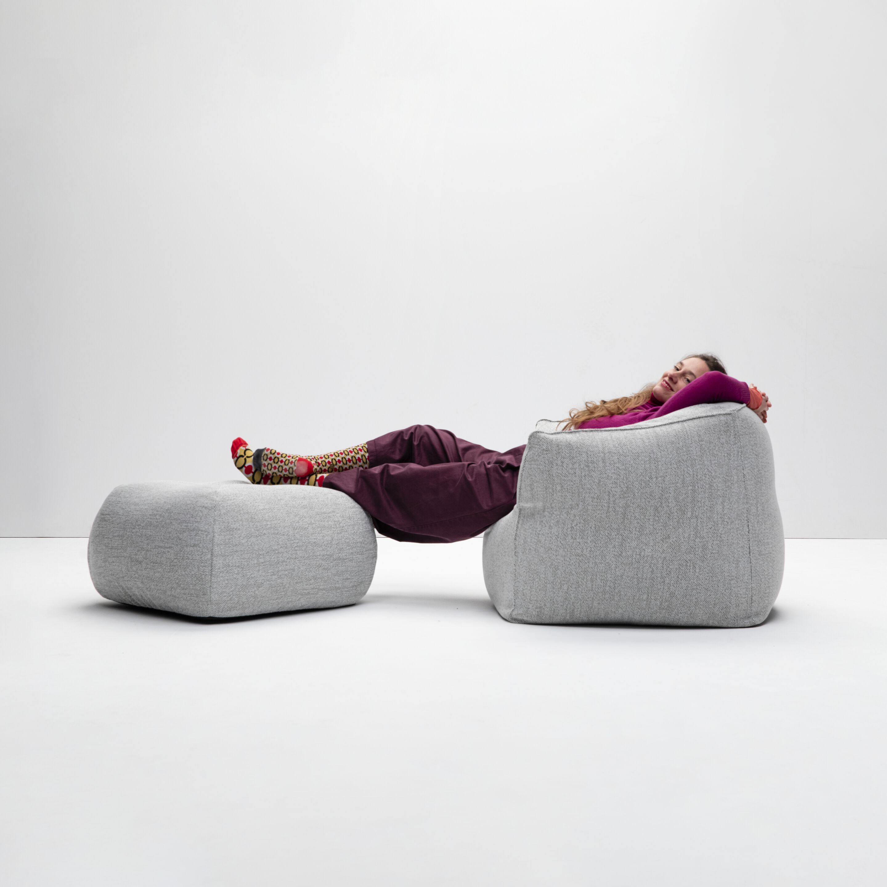 Ткань сад пуфик isOnAir ARCH-00121299 - Вид №1