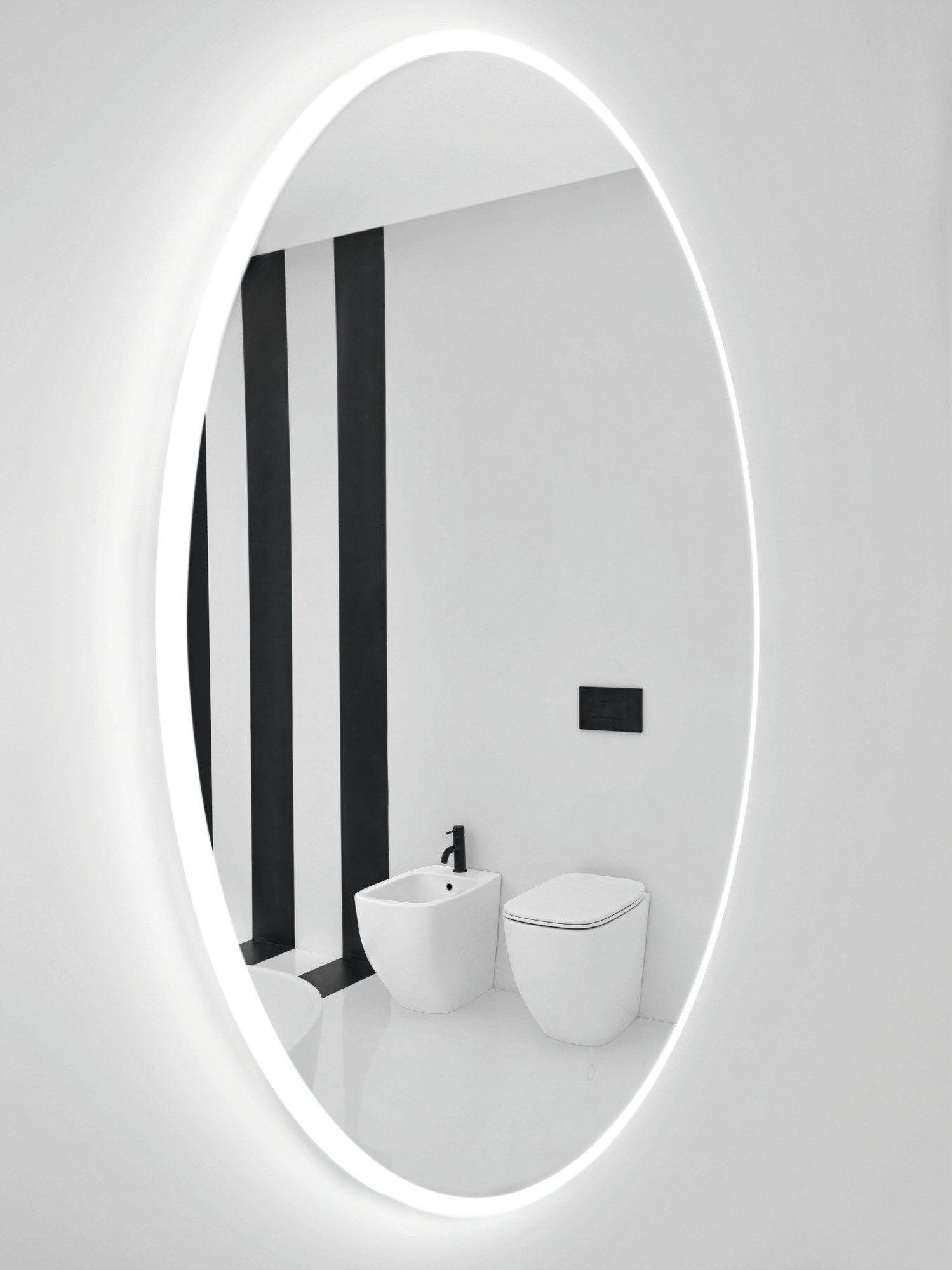 Напольное керамическое биде с переливом Axa White Jam ARCH-00128462 - Вид №3