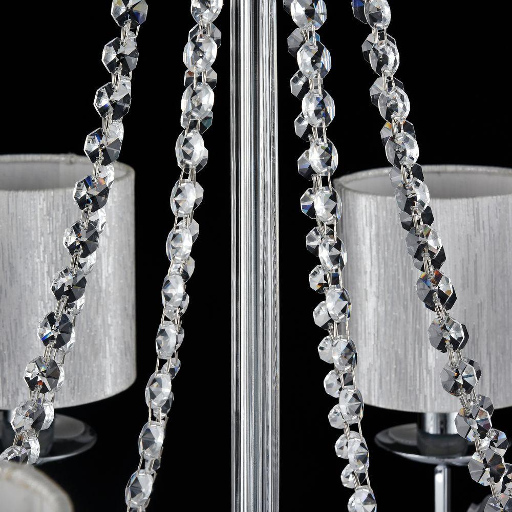 Подвесная люстра Freya Morel FR2907-PL-08-CH FREYA ДИЗАЙНЕРСКИЕ, MOREL 186737 Серебро  - Вид №3