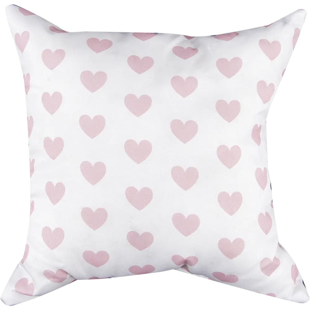Подушка «Сердечки» 40х40 см цвет розовый SEASONS STLM-2001925