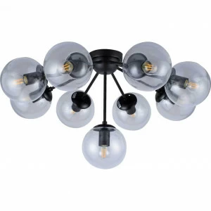 Потолочная люстра Stilfort Tindari 3007/00/09C STILFORT ДИЗАЙНЕРСКИЕ, TINDARI 00-3888729 Прозрачный;черный