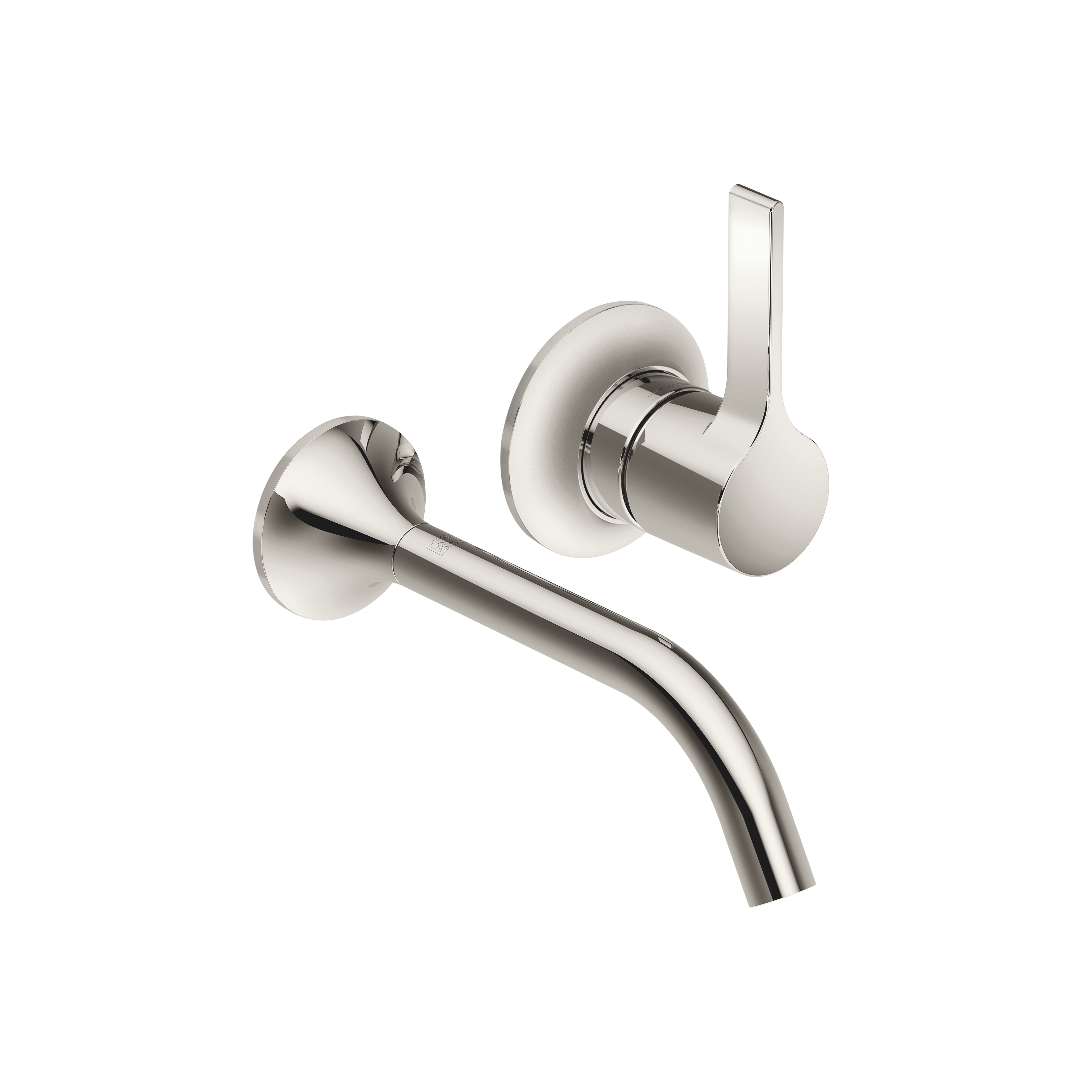 VAIA Смеситель для раковины, однорычажный, настенный, без донного клапана - Platinum DornBracht 36860809-08