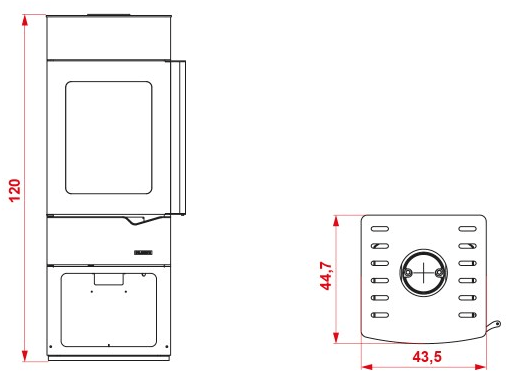 PALAZZETTI Дровяная печь с открытым отсеком Eva s sun-id-1503199 - Вид №5