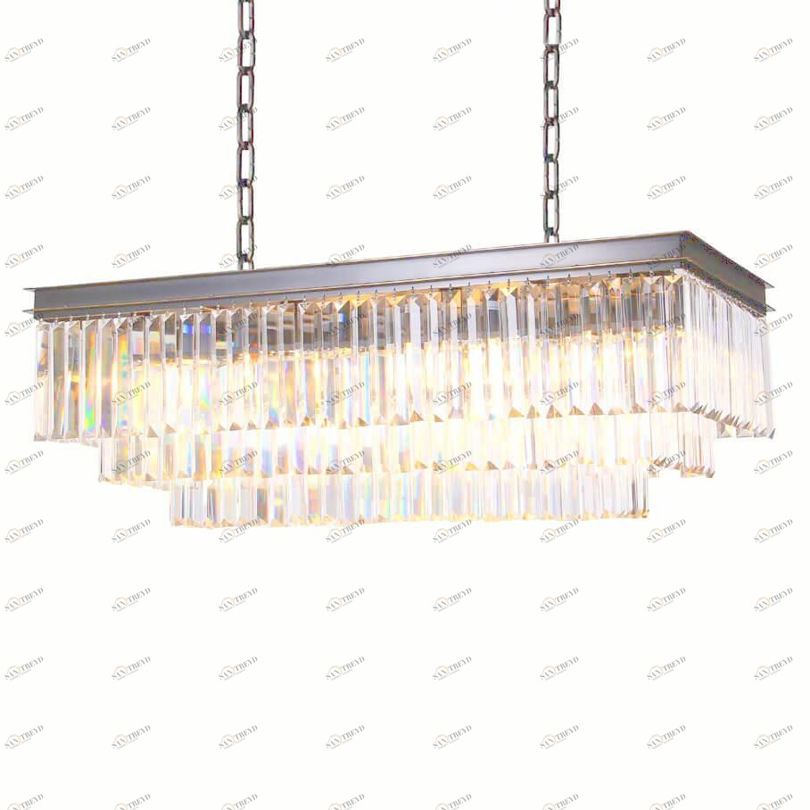 Подвесная люстра Newport 31111/S Nickel М0056250 NEWPORT ДИЗАЙНЕРСКИЕ 00-3887194 Прозрачный;серебро 