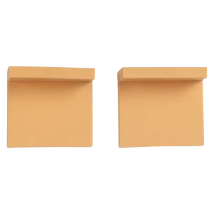 Jet Угловой кронштейн для мебели бежевый 45×34×50 мм (2 шт) 89402309