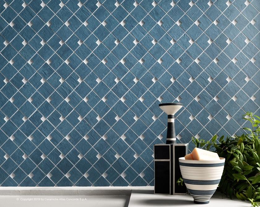 Atlas Concorde Белая плитка для стен с эффектом бетона Raw sun-id-1483334 - Вид №48