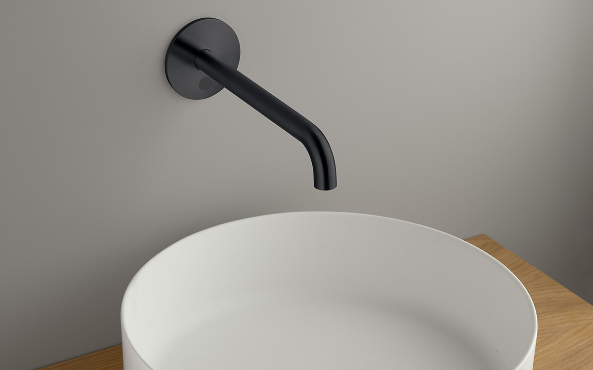 QST3290MP4 Встраиваемый сенсорный кран 250 мм - угольd line Qtoo  - Вид №1