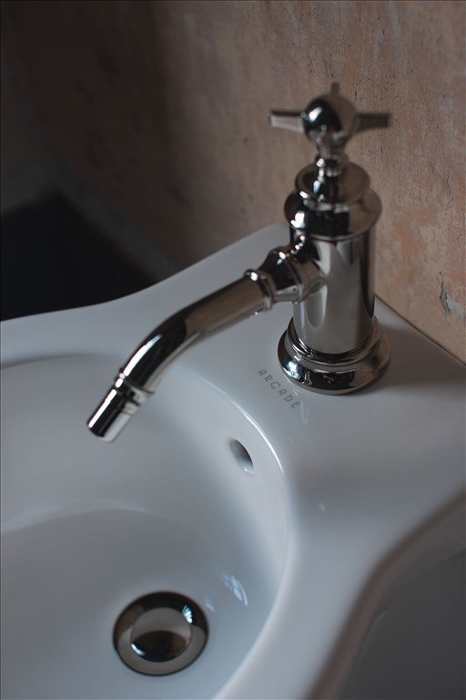 Смеситель однорычажный для биде, 1 отв, ручка - крестик, никель [ARC13] Arcade Burlington ARC13 - Вид №2