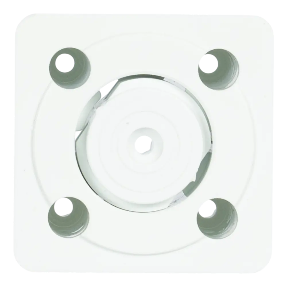 Мебельная ножка TECH-KREP квадратная белая 45×50 мм с крепежной пластиной 89404171 STLM-1564011 - Вид №3