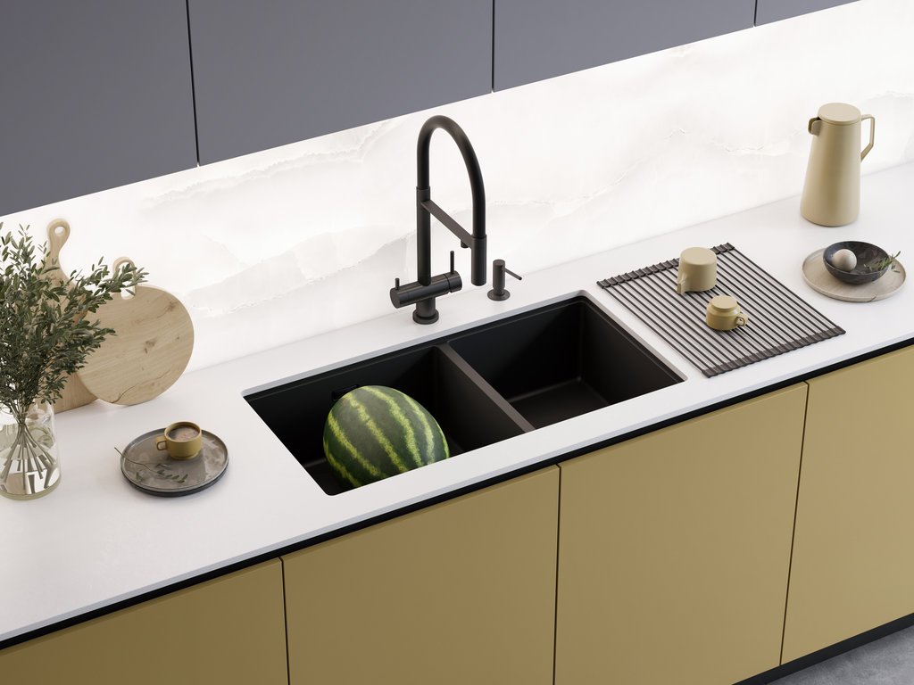 Кухонная мойка Taki 85-2-LB-U/IF Side GB OMOIKIRI 4997039 - Вид №3