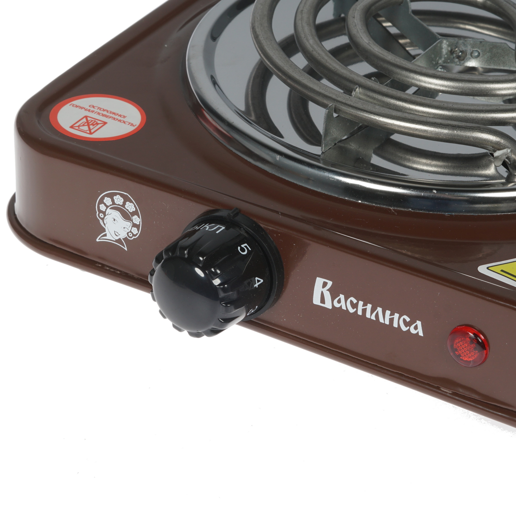 8124532 Плита компактная электрическая ВАСИЛИСА ВА-901 коричневый STDN-0036440 - Вид №2