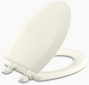 KOHLER Удлиненное сиденье для унитаза Triko  с пластиковыми петлями. K-4712-T-96