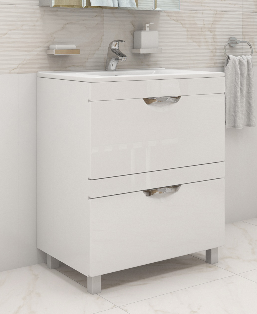 Тумба Kolombo 700 белый (Melana)700⨉460⨉880 мм белый Santreyd sun-id-665343 - Вид №1