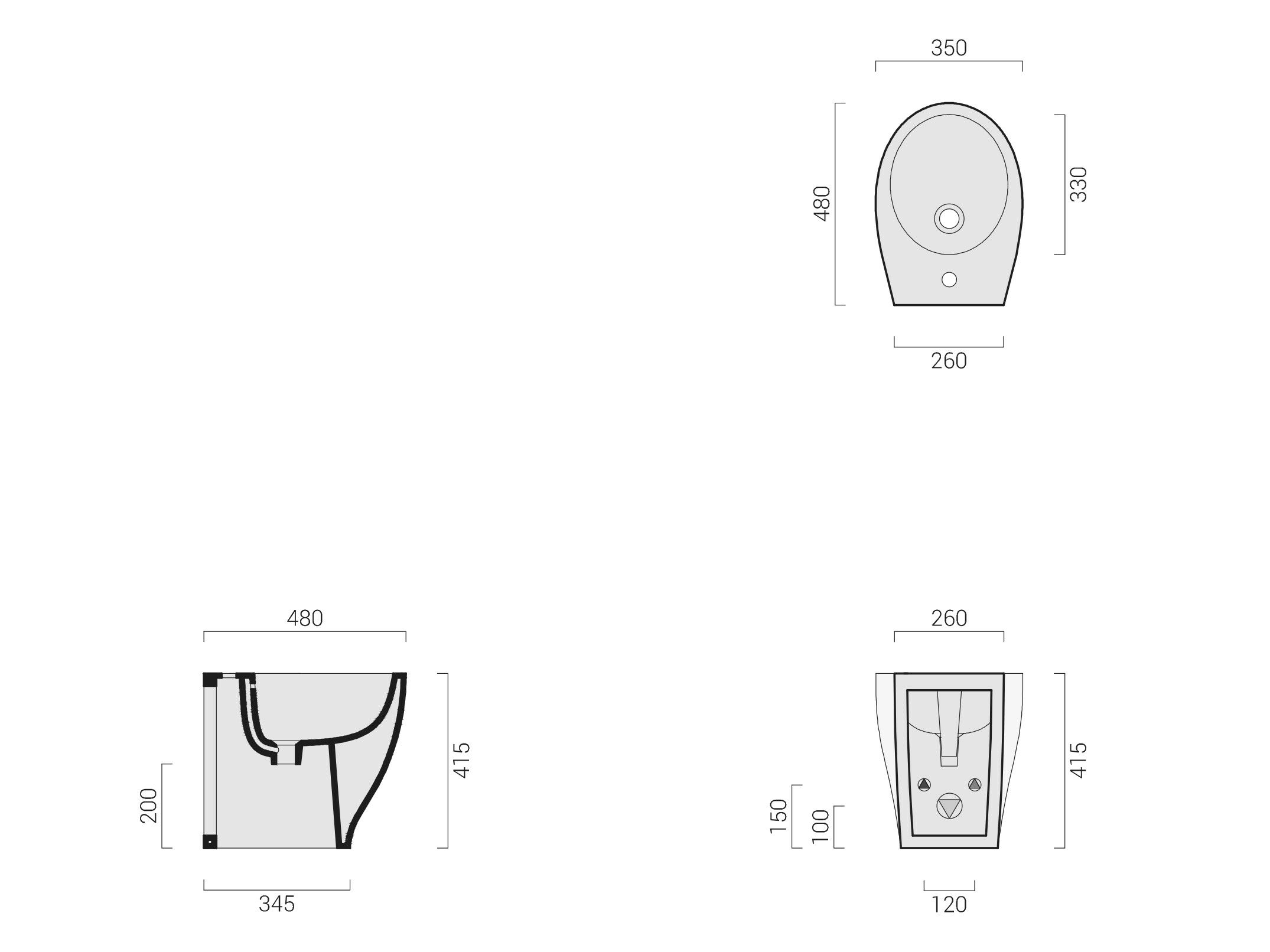 Керамическая сантехника Domus Falerii Rascalzone ARCH-00045112 - Вид №4