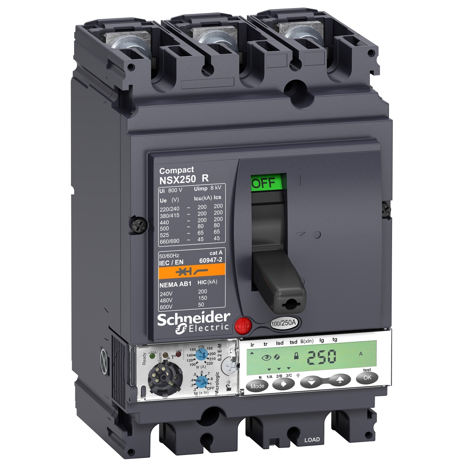 LV433530 Силовой автомат NSX, 200кА, 3P, 150А Schneider Electric Compact 