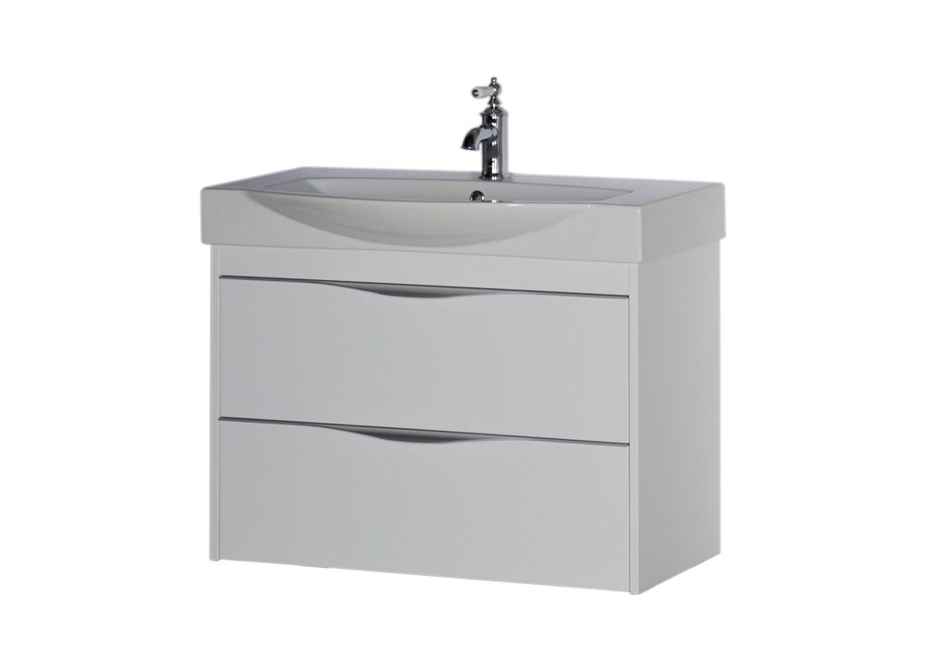 Тумба с раковиной Aquanet Франка 85 белый 0018305300182329 - Вид №4