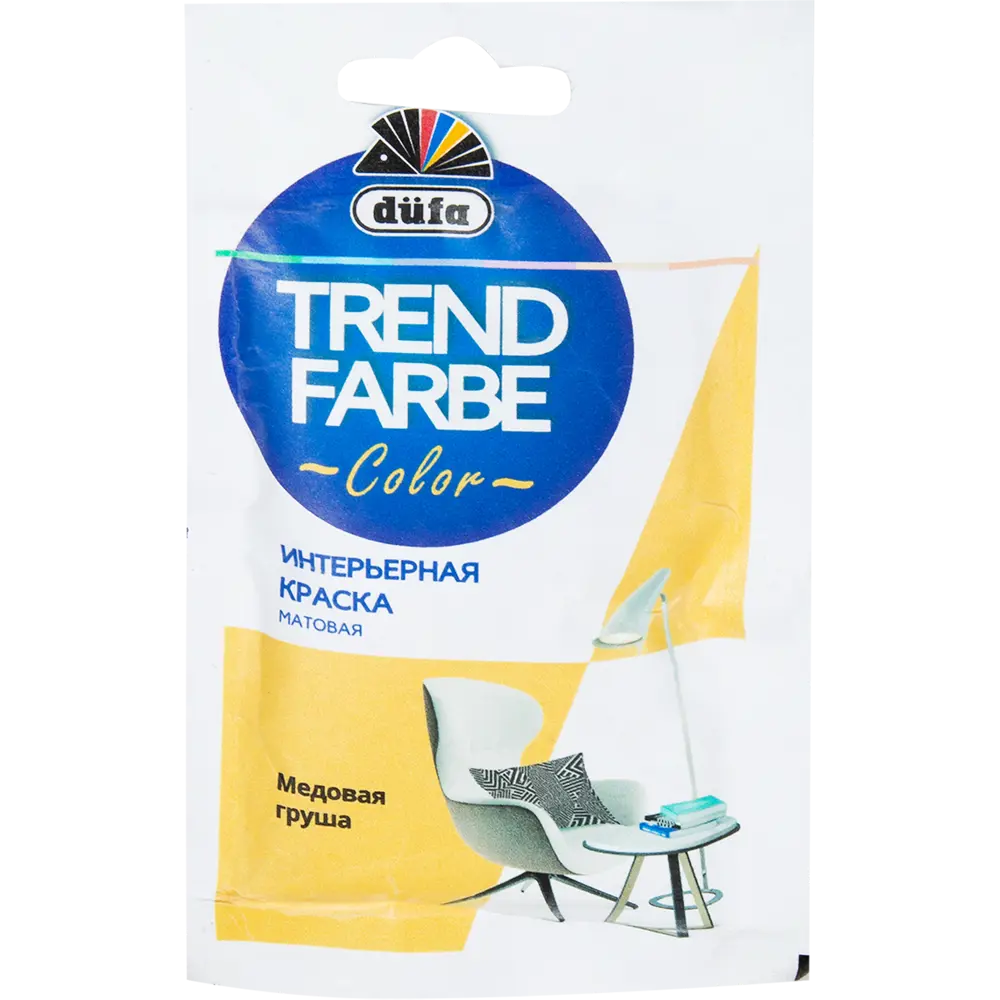Краска для стен и потолков Trend Farbe цвет Медовая груша 50 мл 81970757 STLM-2021003 Dufa 