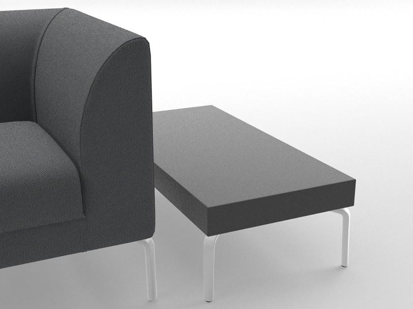 VAGHI Низкий прямоугольный журнальный столик из ламината Quadro Tr1/tr2 - Вид №4