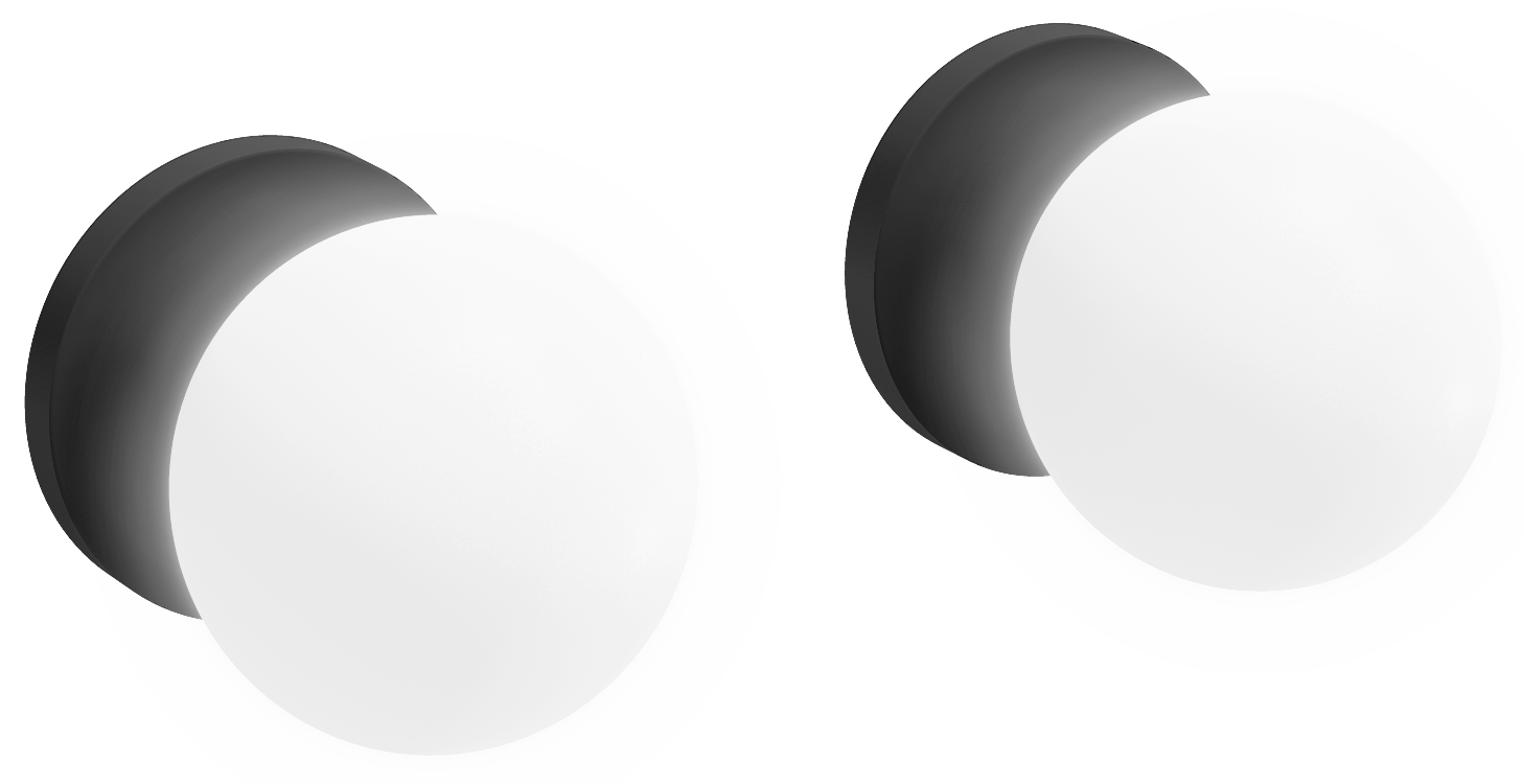 EB729-MWB Пара настенных светильников JACOB DELAFON CLÉO 1889 