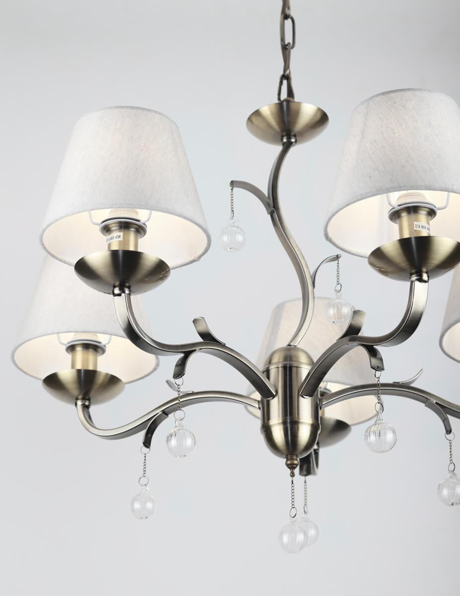 Подвесная люстра Rivoli Аroma 2039-205 RIVOLI AROMA 337164 Бронза;белый  - Вид №3