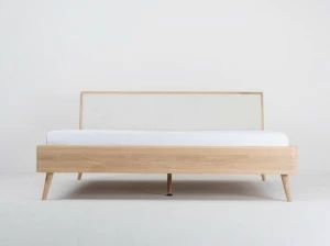 Gazzda Двуспальная кровать с мягким изголовьем Ena