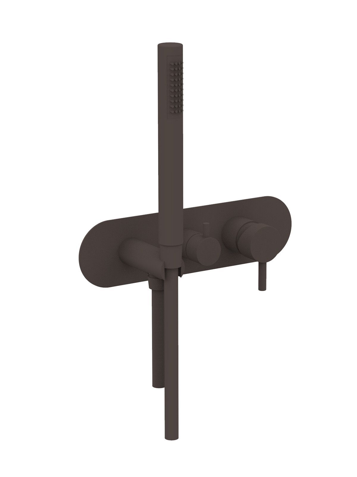 3 отверстия утопленный однорычажный смеситель для душа Rubinetterie Frattini Pepe XL ARCH-00143936 - Вид №7